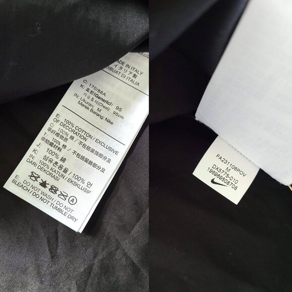 NEW Jordan Nike Air Long Sleeve Snap Button Shirt Jacket Medium Cotton $590 - Picture 13 of 13